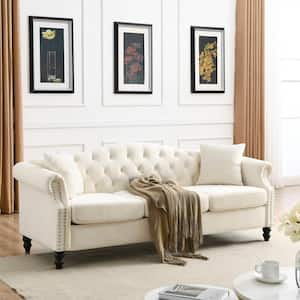 Pillows for chesterfield store sofa