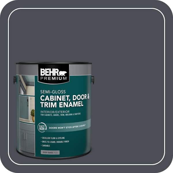 1 gal. #PPU15-20 Poppy Seed Semi-Gloss Enamel Interior/Exterior Cabinet, Door & Trim Paint