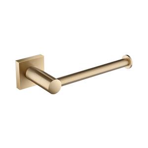 Ventus Wall-Mount Bathroom Toilet Paper Holder in Brushed Gold