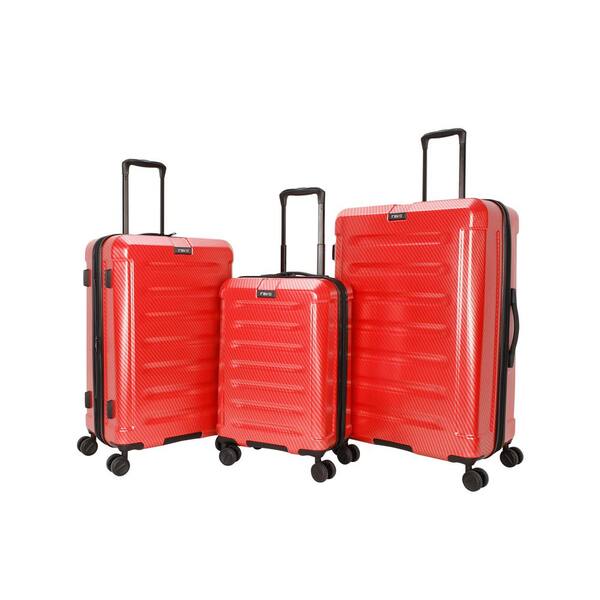 Revo Seven 3 PC Luggage Set, Burgundy