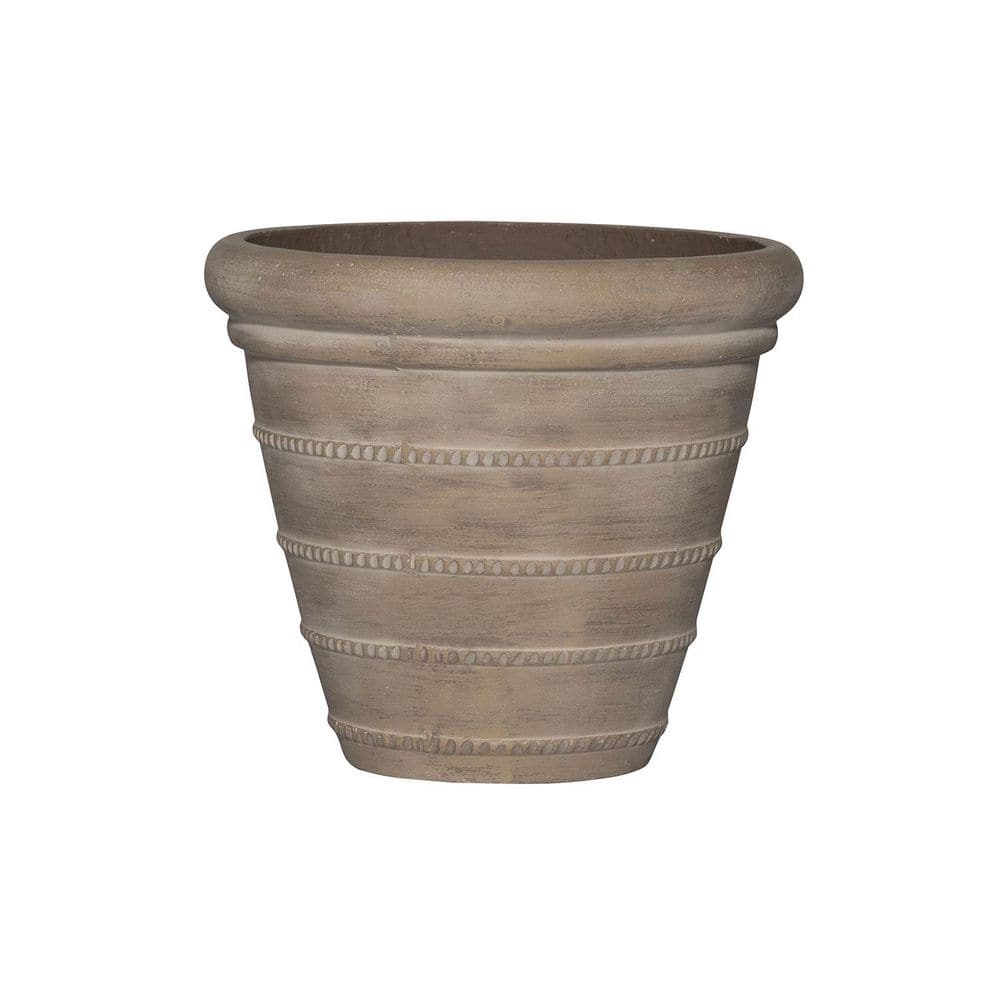 24 in. H Selena XL Ficonstone Mediterranean Planter Indoor/Outdoor, Chalk Beige, Concrete price history on PriceWatchPro