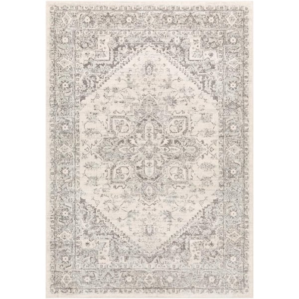 Livabliss Ambrosius Khaki 7 ft. 10 in. x 10 ft. 3 in. Area Rug