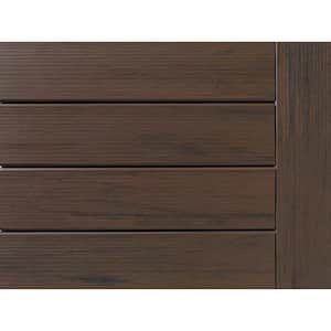 Composite Legacy 5/4 in. x 6 in. x 1 ft. Grooved Mocha Composite Sample (Actual: 0.94 in. x 5.36 in. x 1 ft)
