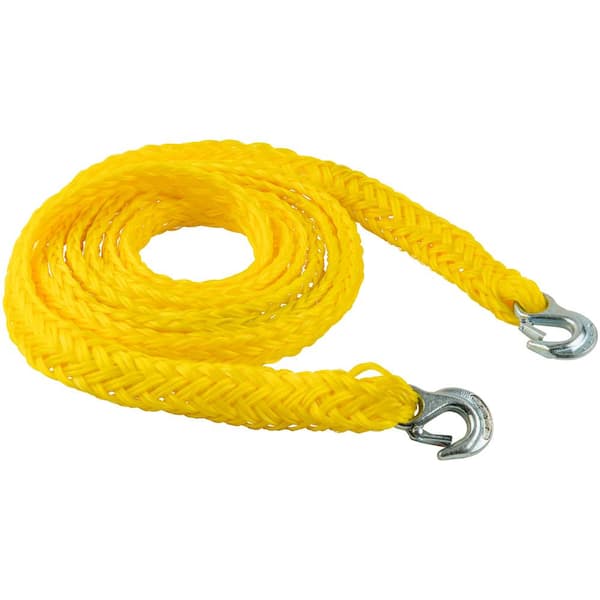 Erickson Blue Tow Rope - Safety Snap Hooks - Braided Nylon Rope