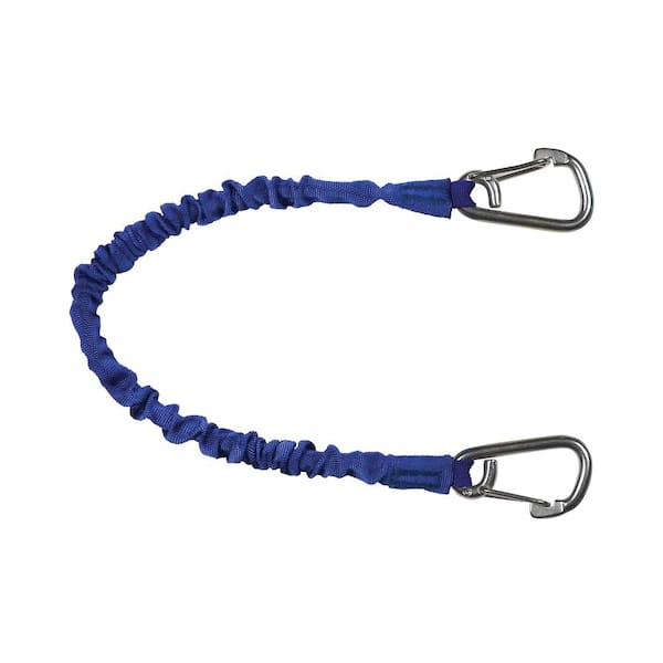 Extreme Max 3006.2903 BoatTector High-Strength Line Snubber & Storage Bungee, Value 2-Pack - 18 with Medium Hooks, Blue