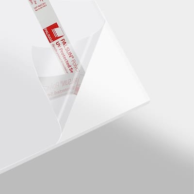 Plastics 2000 Lexan Sheet - Polycarbonate - .060 inch - 1/16 inch Thick, Clear, 12 inch x 12 inch Nominal, Size: One Size 81364