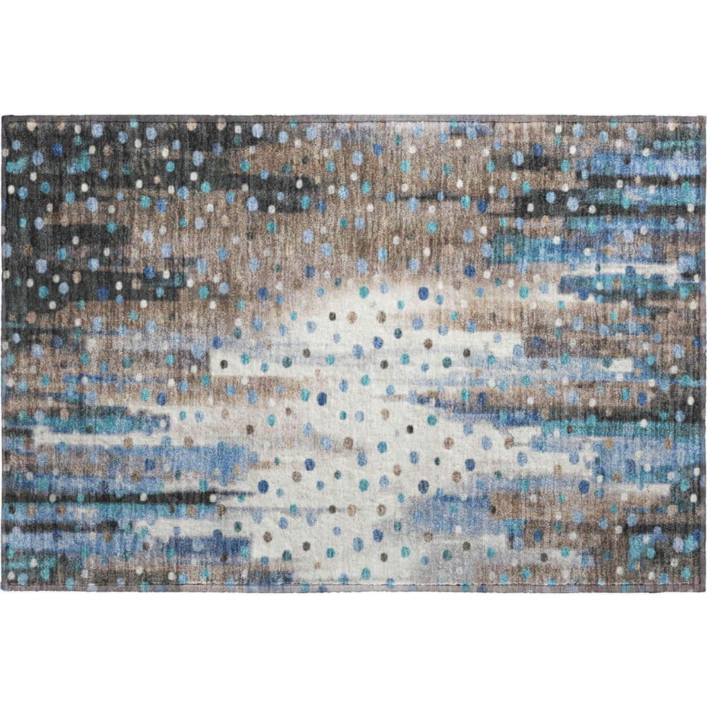 Mayfield Premium Machine Washable Abstract AMF2213 Taupe 2 ft. x 3 ft. Accent Rug price history on PriceWatchPro