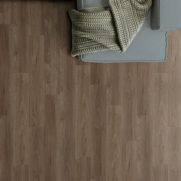 Harbor Pointe Hickory 14 mm T x 8 in. W Waterproof Laminate Wood Flooring(13.28 sq. ft./case)