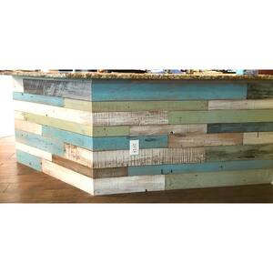 3/8 in. x 4 ft. Random Width 3 in.-5 in. Coastal Collection Reclaimed Planks Decorative Wall Panel (10.59 sq. ft./Pack)