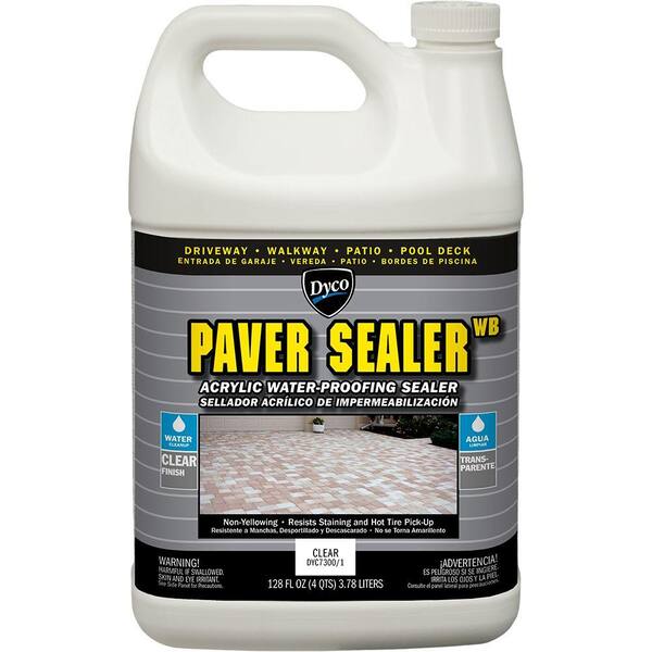 Dyco Paver Sealer WB 1 gal. Clear Gloss Exterior Concrete Waterproofing Sealer