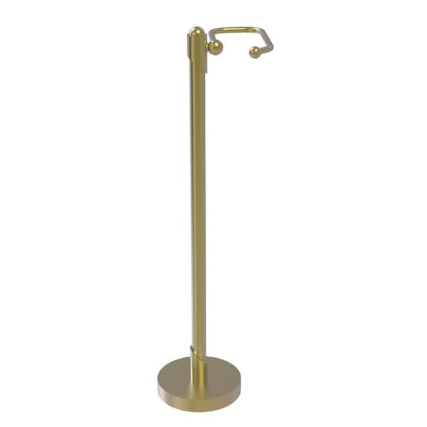 Allied Brass Soho Free Standing Toilet Paper Holder in Satin Brass