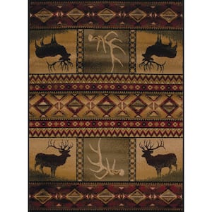 Affinity Hunter's Dream Lodge 1 ft. 10 in. x 3 ft. Accent Rug