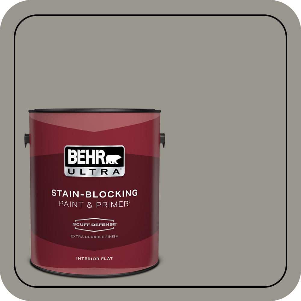 1 gal. #N360-4 Battleship Gray Extra Durable Flat Interior Paint & Primer price history on PriceWatchPro