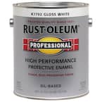 1 gal. High Performance Protective Enamel Gloss White Oil-Based Interior/Exterior Paint (2-Pack)