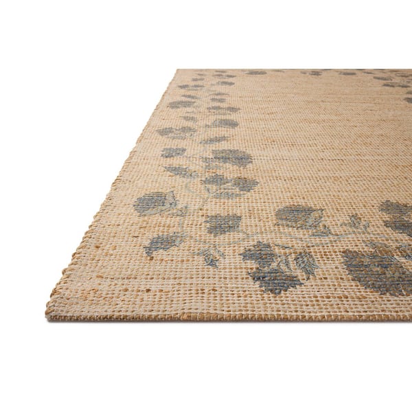 Chris Love Julia Rue Natural / Denim 5 ft. x 7 ft. 6 in. Transitional Area Rug