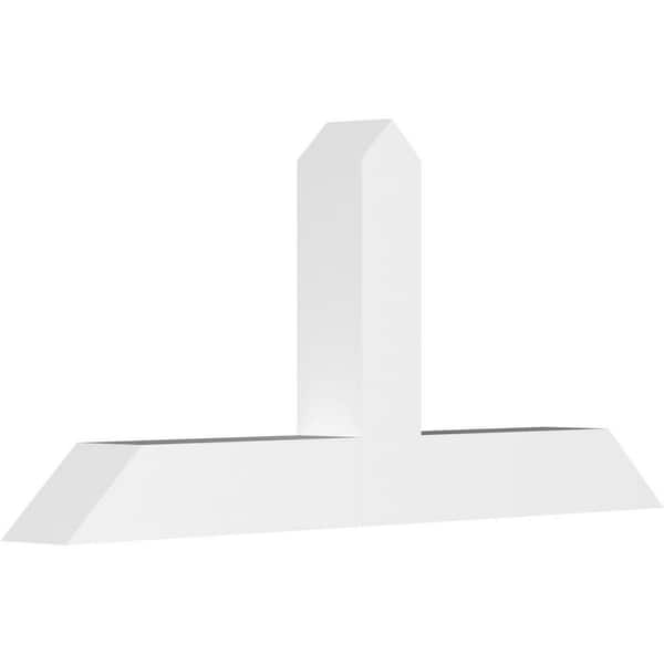 Ekena Millwork Portland 60 in. W x 27.5 in. H x 6 in. D Signature Polyurethane Bracket