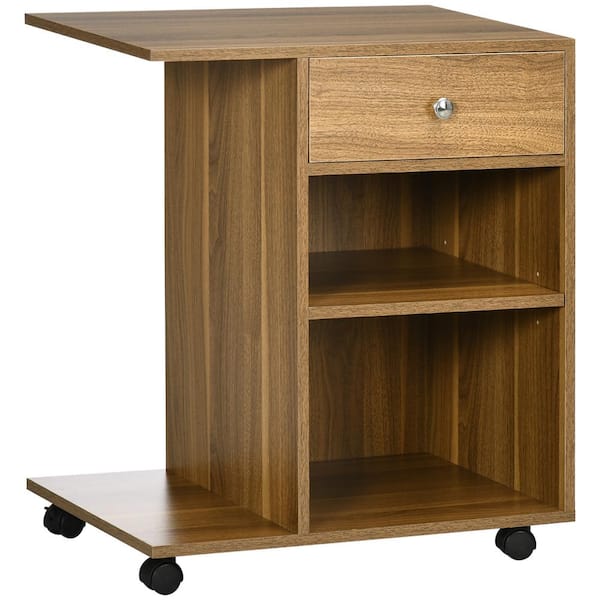 Vinsetto Brown Standing Media Storage