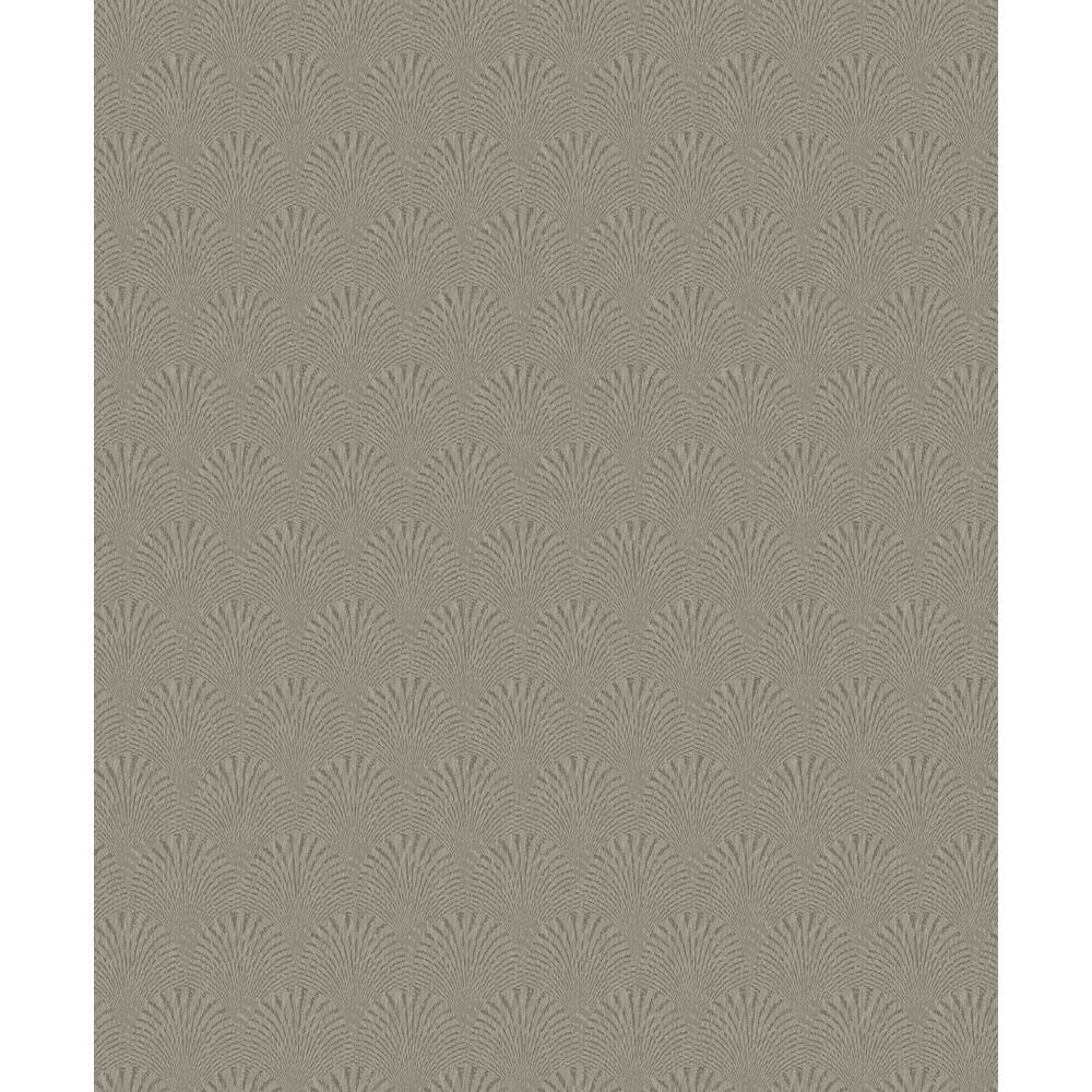 Boutique Collection Beige Metallic Geometric Fan Non-pasted Paper on Non-wo