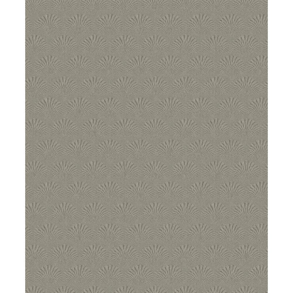Boutique Collection Beige Metallic Geometric Fan Non-pasted Paper on Non-wo