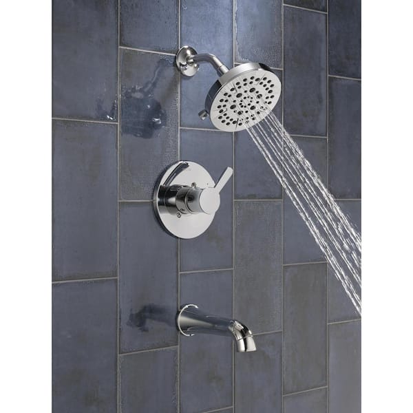 Greydon Single-Handle 5-Spray Tub and Shower Faucet in Chrome (Valve Included)