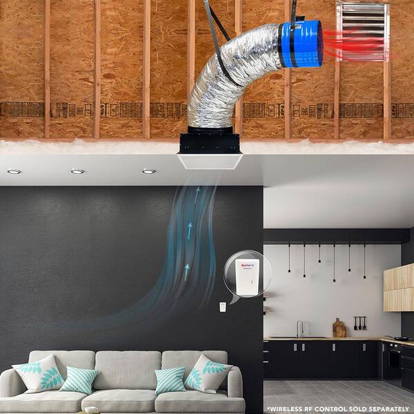 Quietcool 1472 Cfm Classic Advanced Whole House Fan Qc Cl 1500 The Home Depot