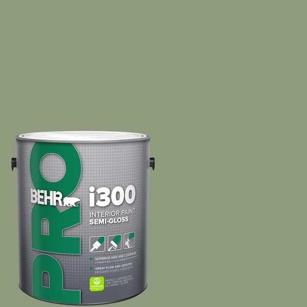 BEHR PRO 1 gal. #ICC-76 Herbal Scent Semi-Gloss Interior Paint