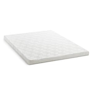3 in. Full Gel Memory Foam Mattress Topper with Breathable Cover