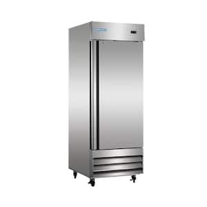 23 cu. ft. Commercial Single Door Reach in Upright Freezer in Stainless  Steel