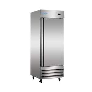 23 cu. ft. Single Door Commercial Upright Reach-In Freezer in Stainless Steel