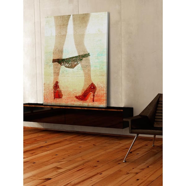 Unbranded 24 in. H x 16 in. W "Pants Down" by Parvez Taj Printed Canvas Wall Art