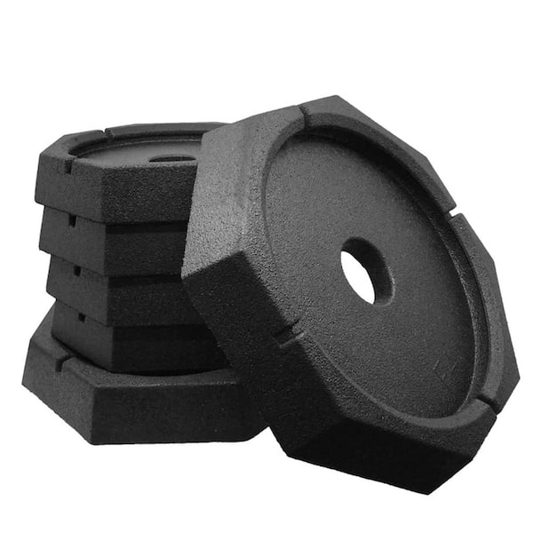 SNAPPAD XTRA XL Lux 9 Inch and 12 Inch Rubber Round Leveling Jack Pads (6 Pack)