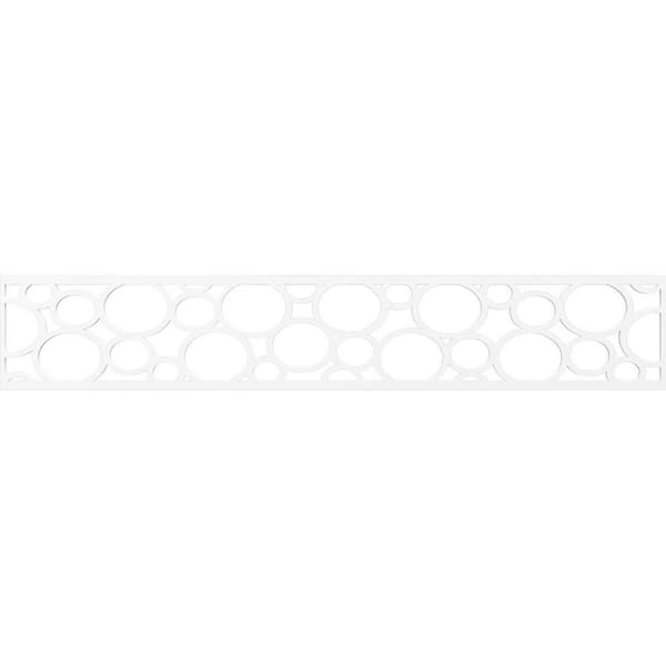 Hemingway Fretwork 0.375 in. D x 46.625 in. W x 8 in. L PVC Panel Moulding