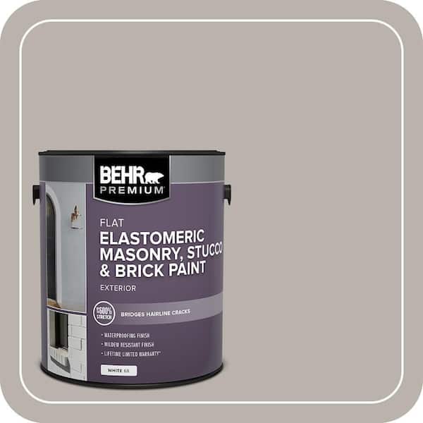 BEHR PREMIUM 1 gal. #MS-84 French Gray Elastomeric Masonry, Stucco