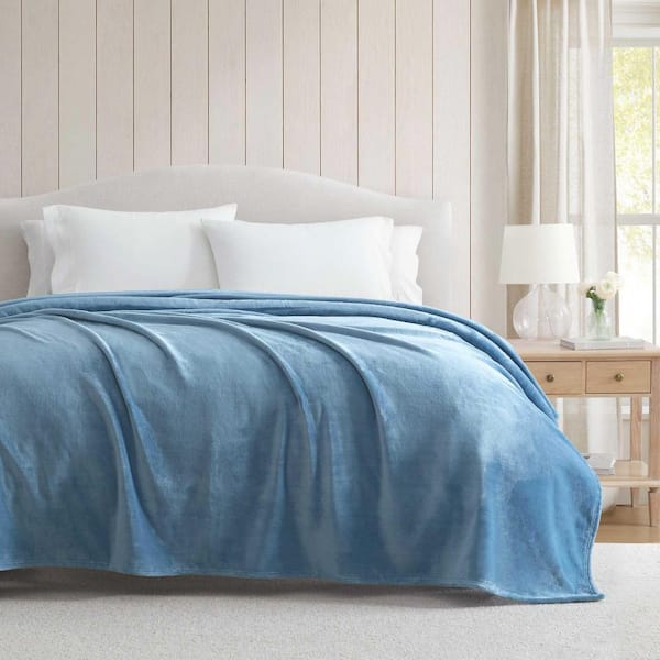 60s- Super Costaud ファーマーズ コットン ブルー MARTHA STEWART The Bedford Collection 1-Piece Mountain Range Blue