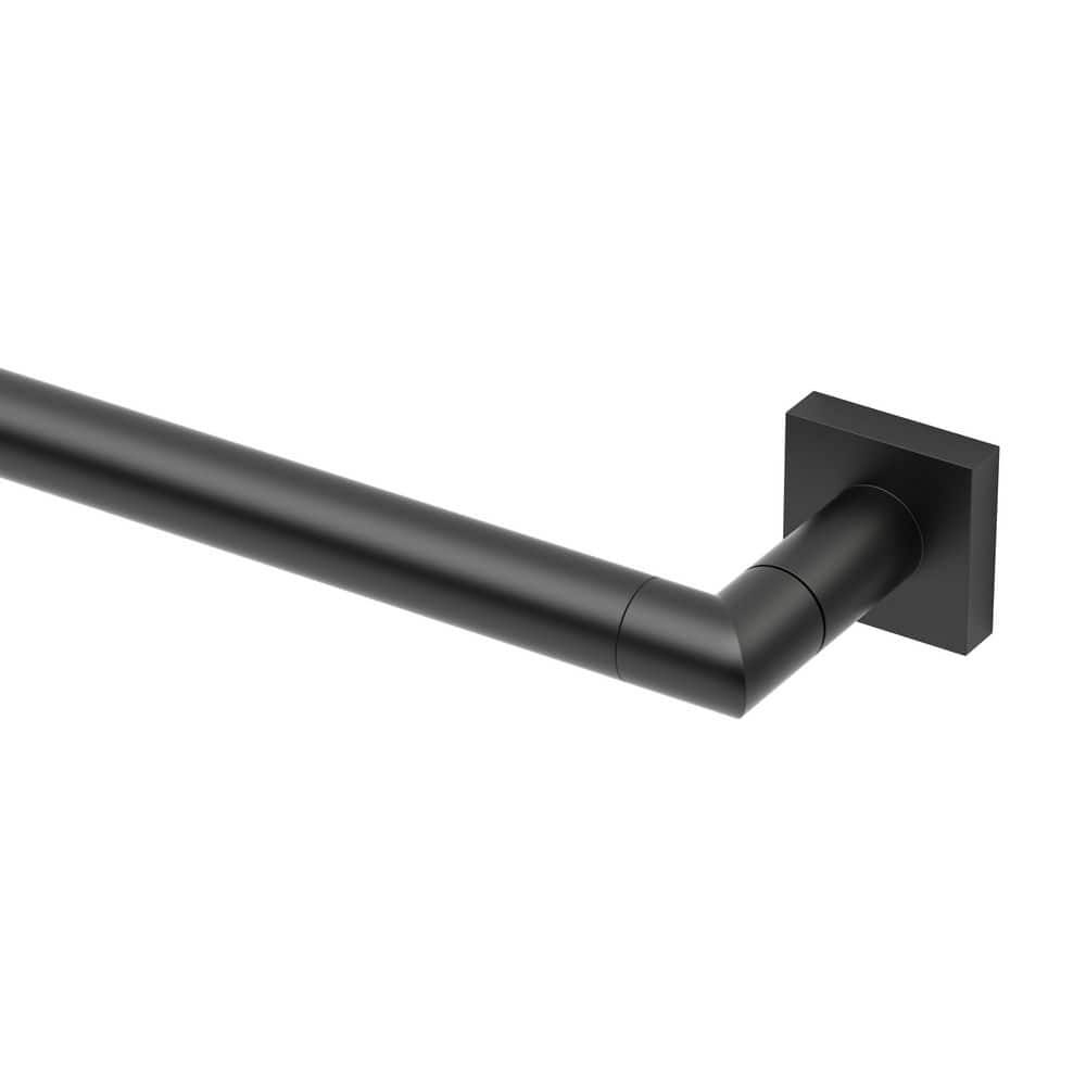 Matte Black 32-Inch Wall Mounted Towel Bar