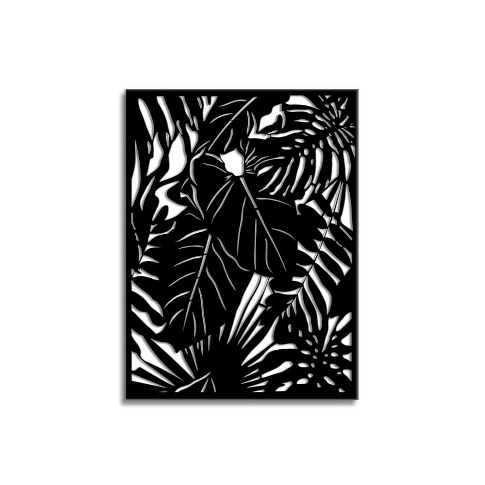 Rainforest 3 ft. x 4 ft. Decorative Privacy Panel in Black Powder-Coated Steel with Screws price history on PriceWatchPro