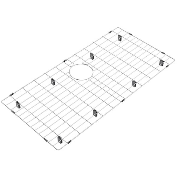 28.75 in. L x 14.5 in. W Bottom Grid for Kitchen Sink in Stainless Steel