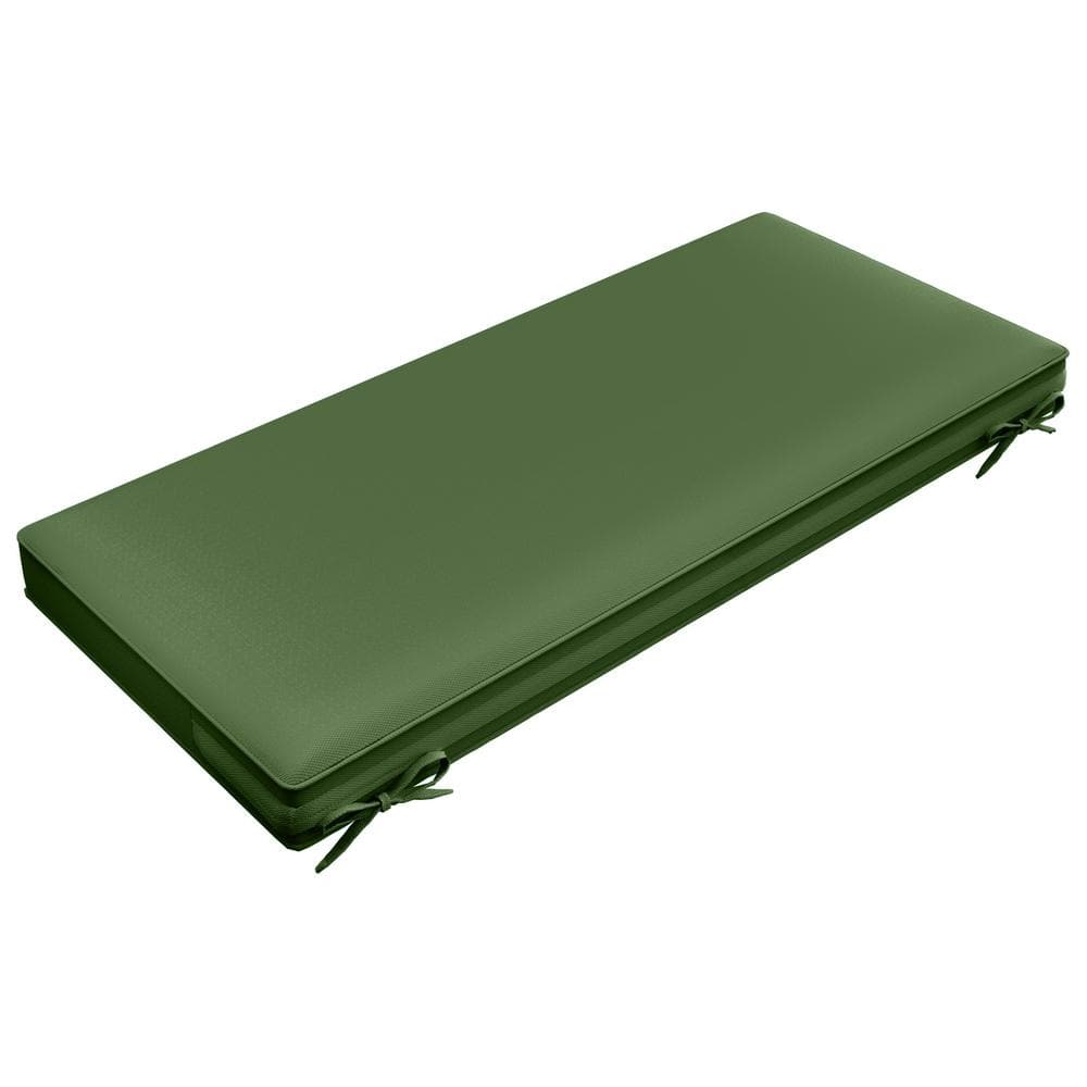 59 x 18 x 3 Rectangular Indoor/Outdoor Bench Seat Cushion with Zipper Closu