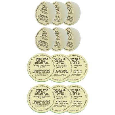 Light Bulb Standard and Small Replacement Pads 12-Pack for Lickety Split