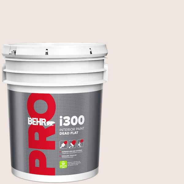 BEHR PRO 5 gal. #710A-1 Irish Linen Dead Flat Interior Paint