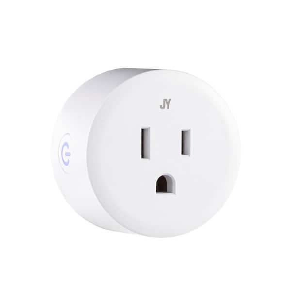 . YITA WiFi smart plug compatible with alexa and google assistant remote control with timer function white no hub required