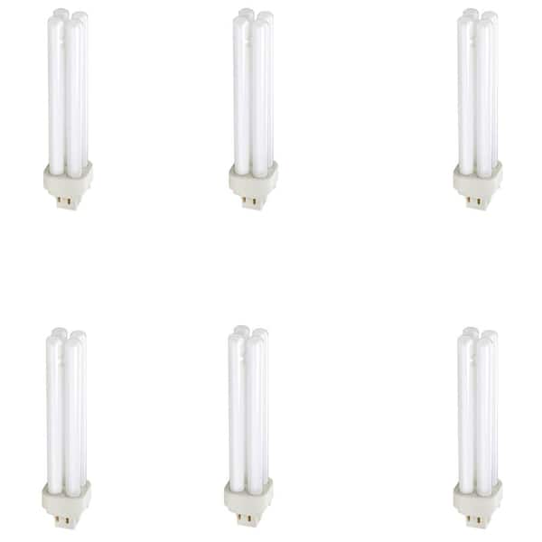 Philips 26-Watt (G24q-3) PL-C 4-Pin Energy Saver CFL (Non-Integrated) Light Bulb Soft White (2700K) (6-Pack)