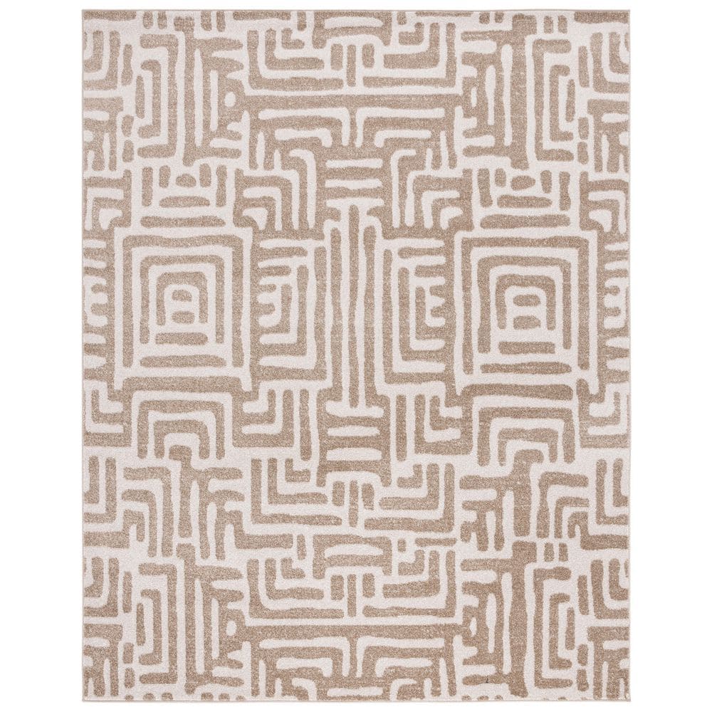 Amherst 5 ft. x 8 ft. Beige/Cream Geometric Chevron Area Rug price history on PriceWatchPro