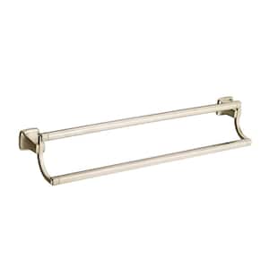 Townsend 24 in. Double Towel Bar in Brushed Nickel
