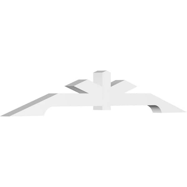 Ekena Millwork Vanguard 84 in. W x 14 in. H x 4 in. D Signature Polyurethane Bracket