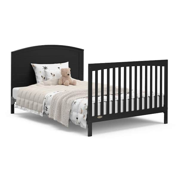 Graco black outlet crib