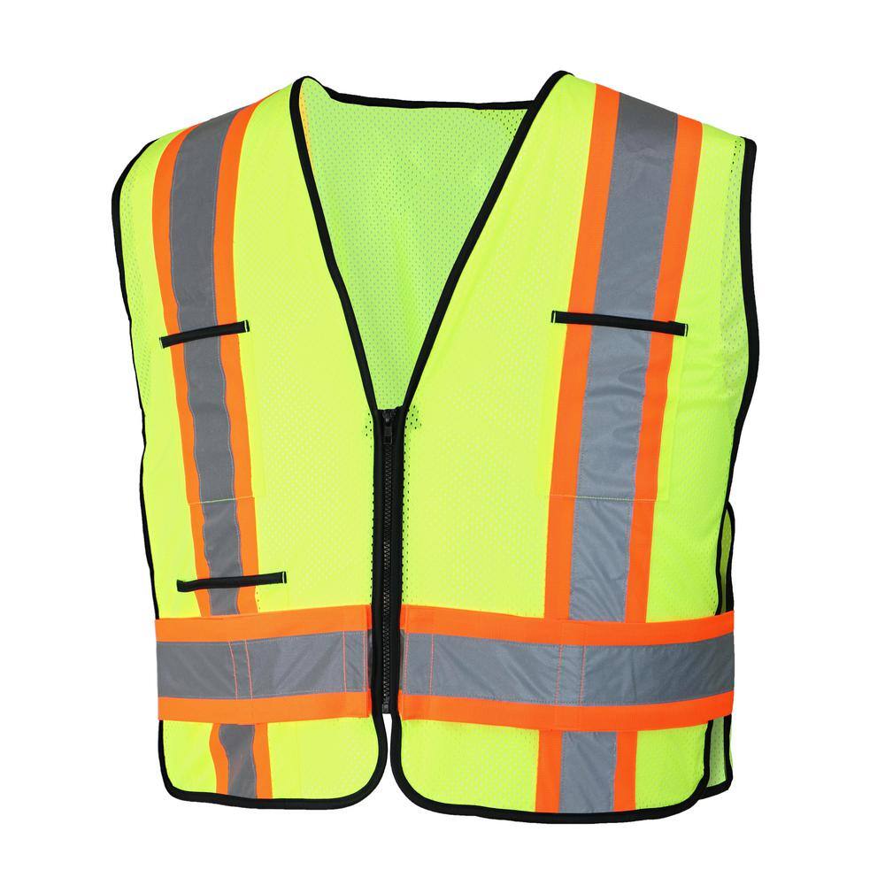 HDX High-Visibility 2-Tone Reflective Safety Vest-HDX46600-OVPD8 - The ...