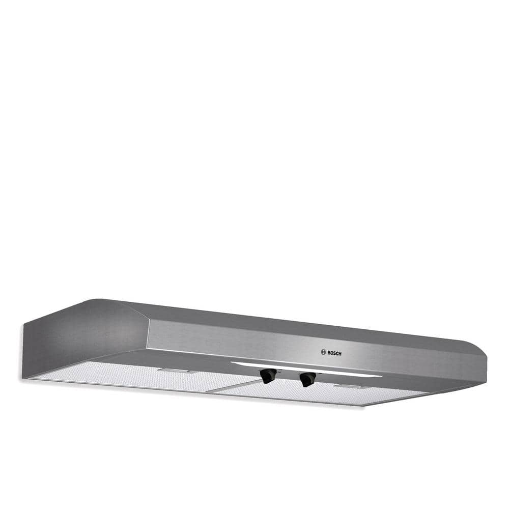 Bosch 300 Series 36 in. Undercabinet Range Hood with Lights in Stainless Steel, Silver