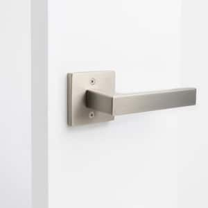 Allen Satin Nickel Double Dummy Modern Door Lever