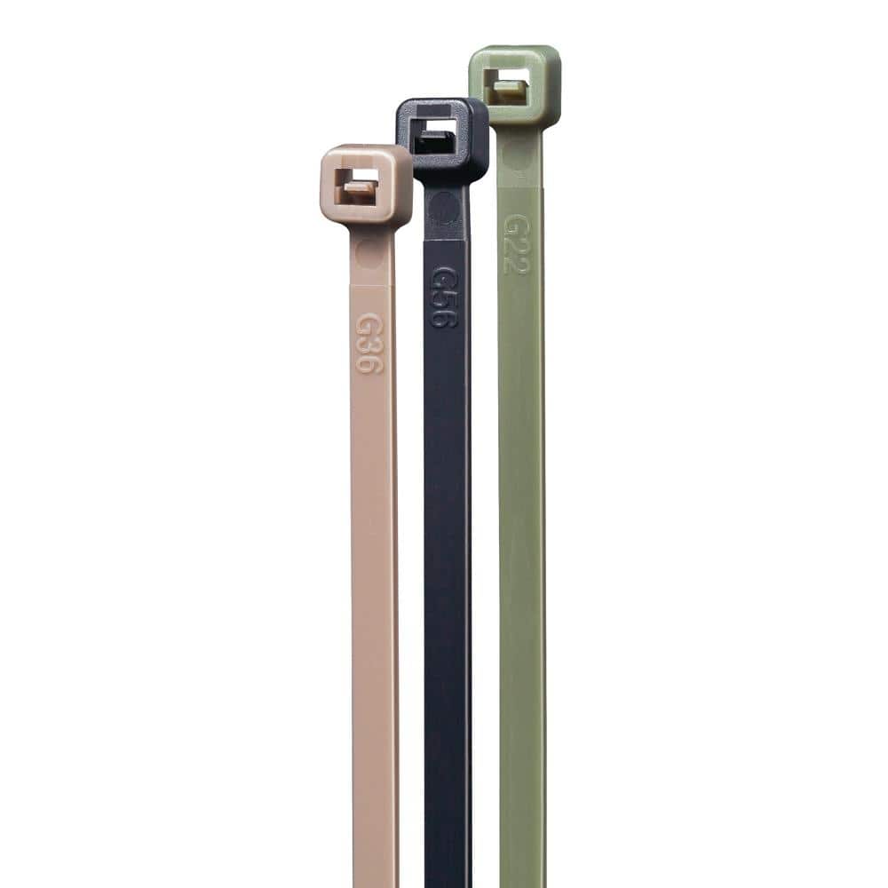 Camo Cable Ties (500-Pack)